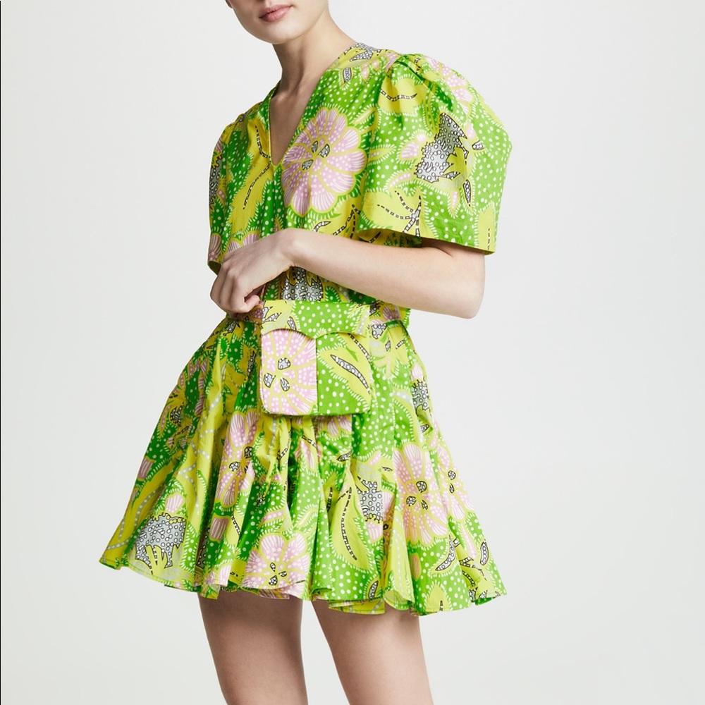 Rhode Vivienne Dress - Neon Botanical